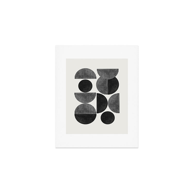 Retro Graphic Mid Century Modern Art Print Gallery Image 1