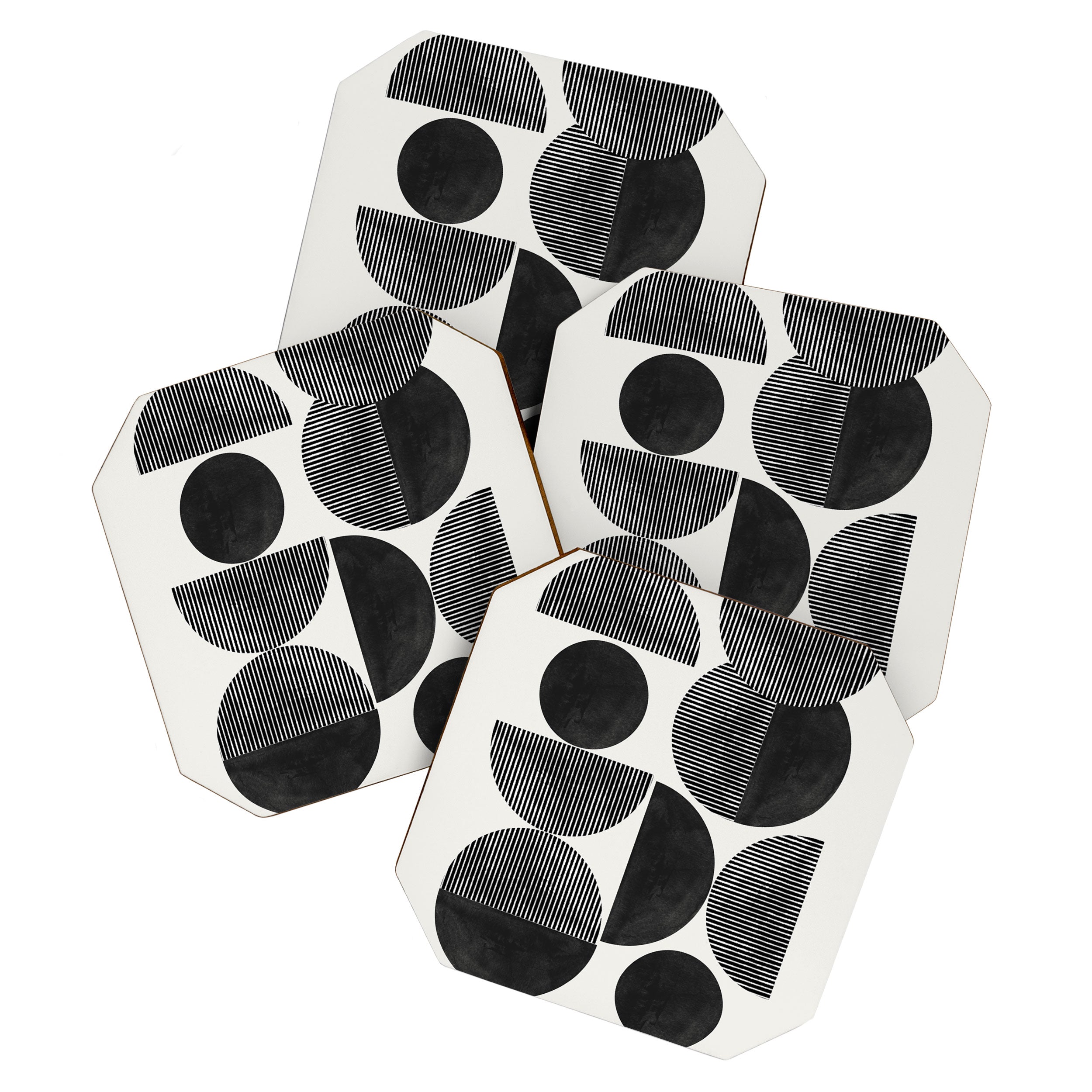 Retro Graphic Mid Century Modern Coaster Gallery Image 1