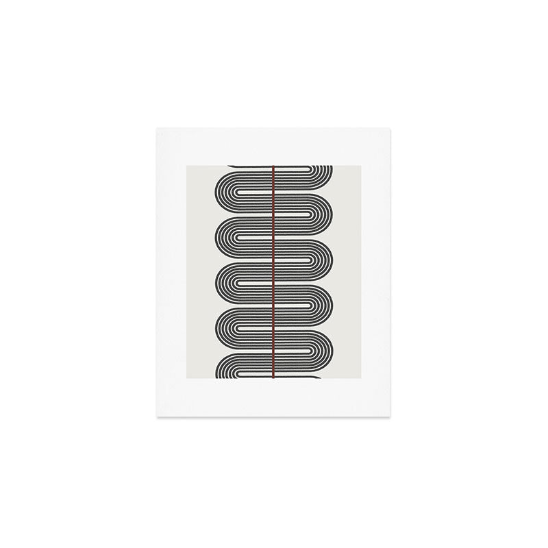 Retro, Mid-Century Line Art Art Print Gallery Image 1