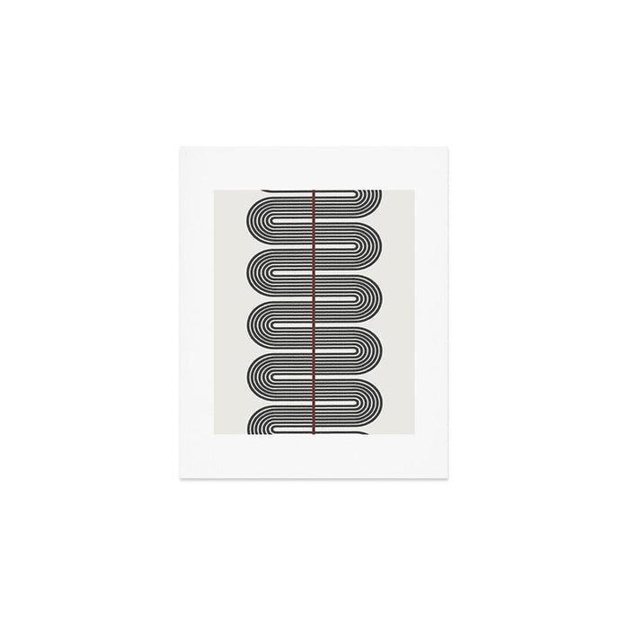 Retro, Mid-Century Line Art Art Print Gallery Image 1