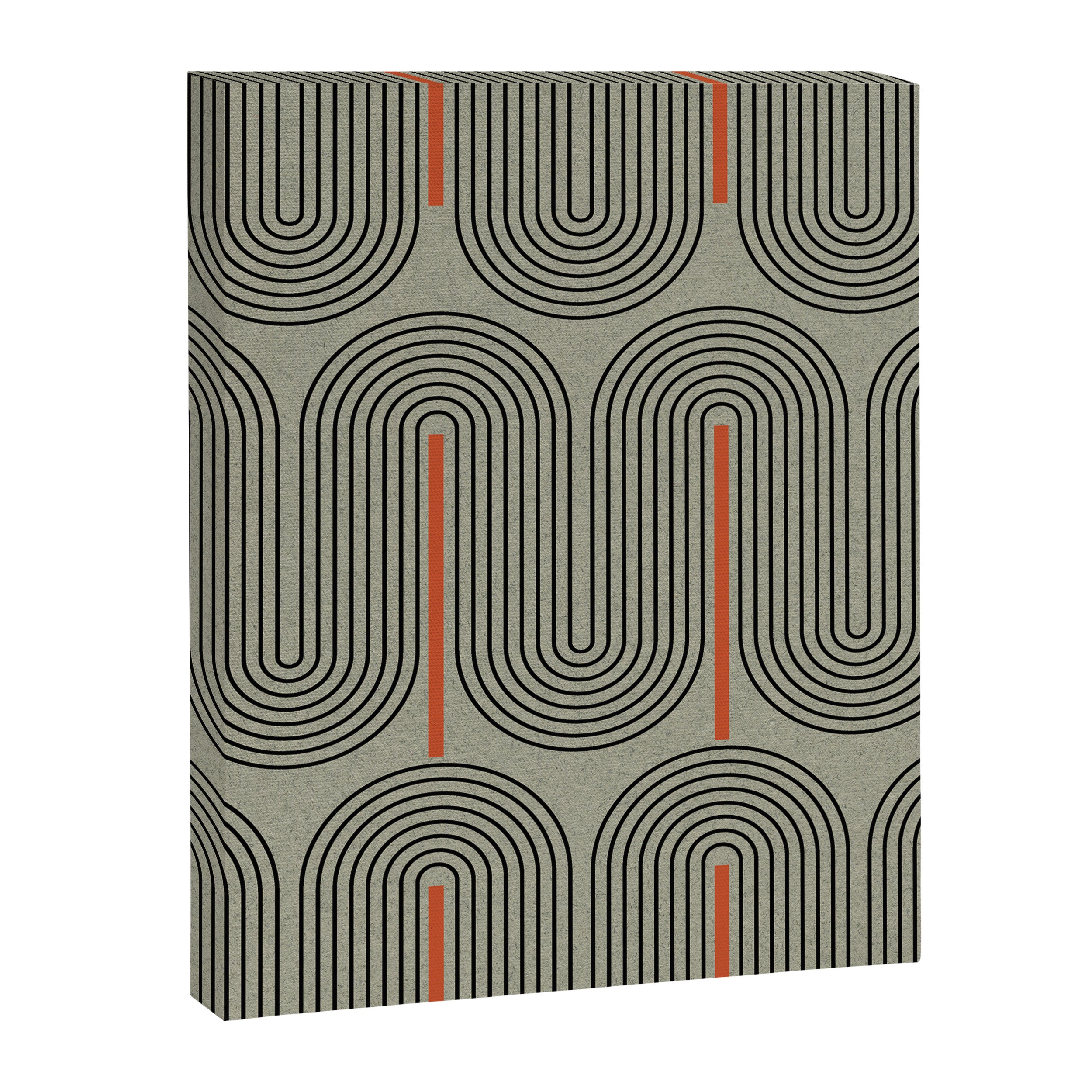 Retro Pattern Lines Canvas Print Gallery Image 6