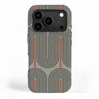Retro Pattern Lines iPhone Case Gallery Image 1
