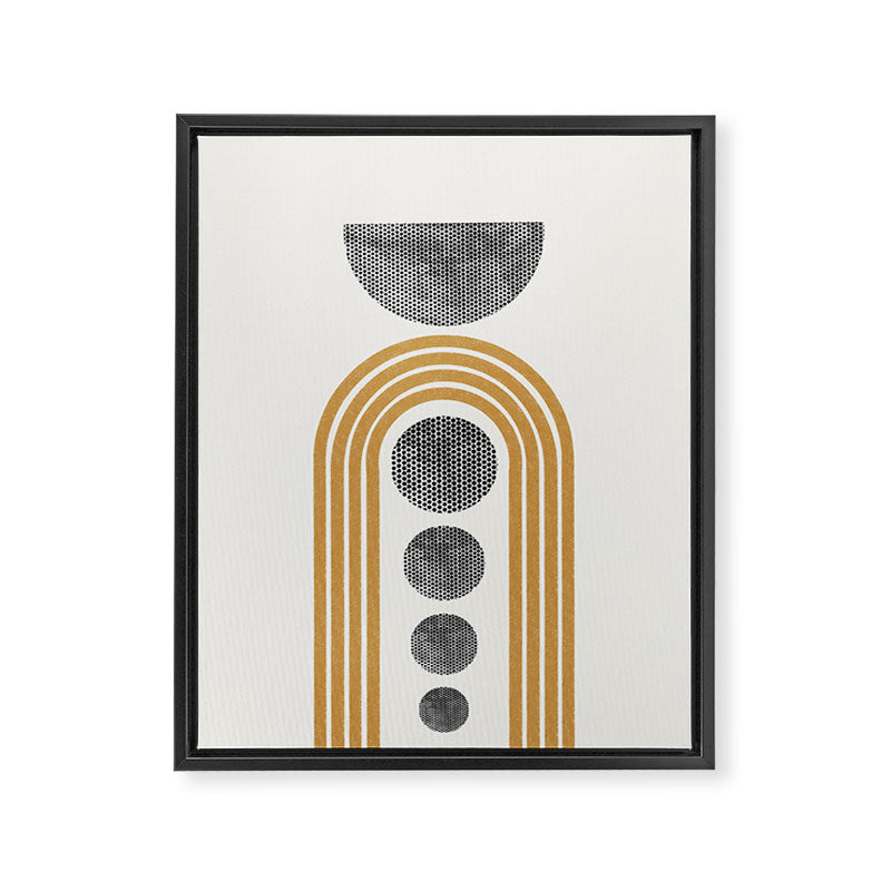 Retro Rainbow Framed Canvas Print Gallery Image 6
