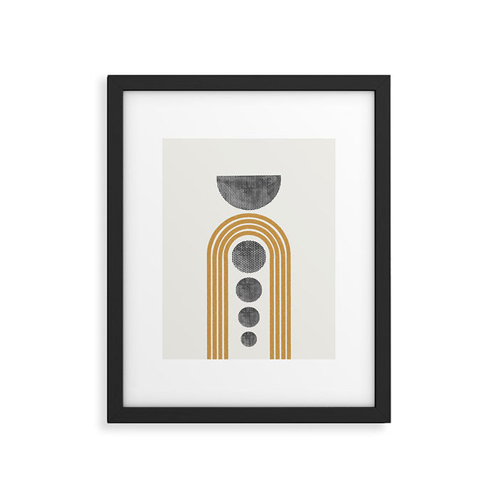 Retro Rainbow Framed Art Print Gallery Image 1