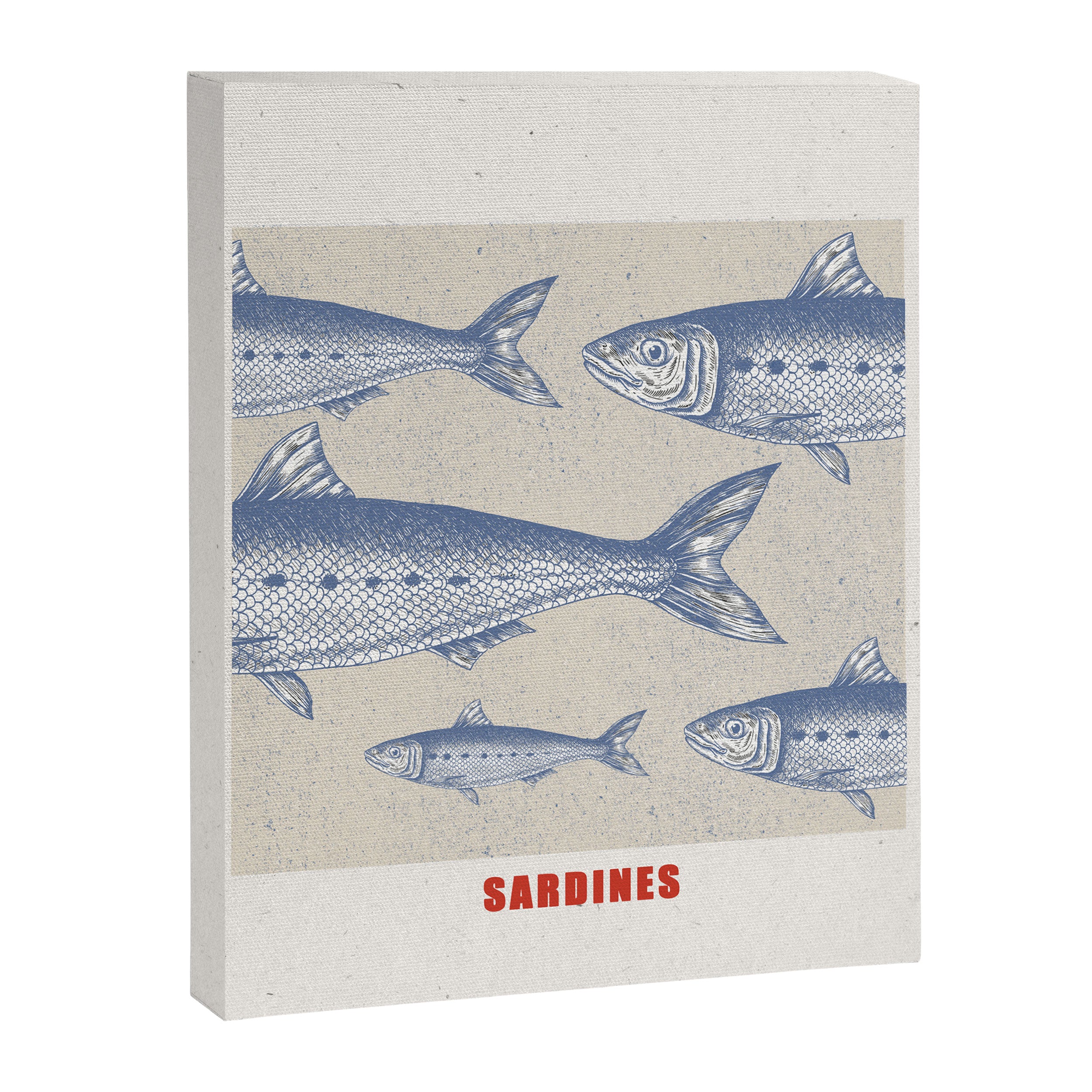 Retro Sardines Canvas Print Gallery Image 8