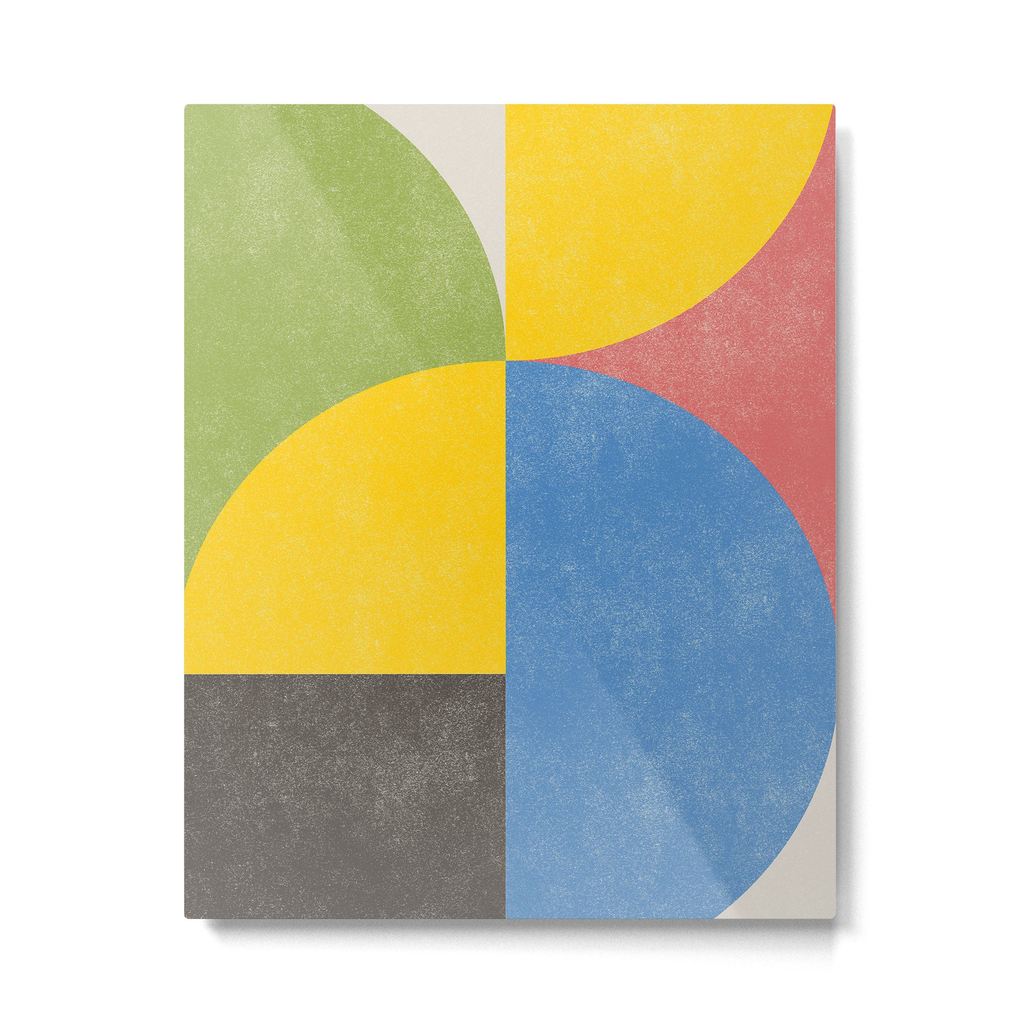 Retro Shapes Metal Print Gallery Image 4