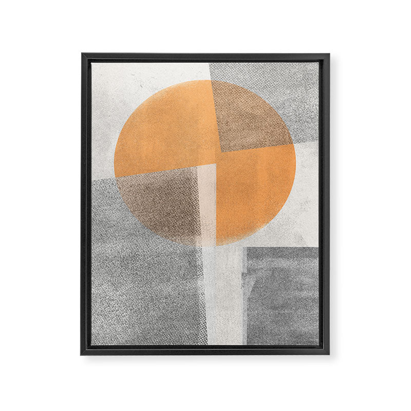 Retro Sun Graphic  Framed Canvas Print Gallery Image 6