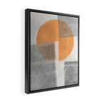 Retro Sun Graphic  Framed Canvas Print Gallery Image 2