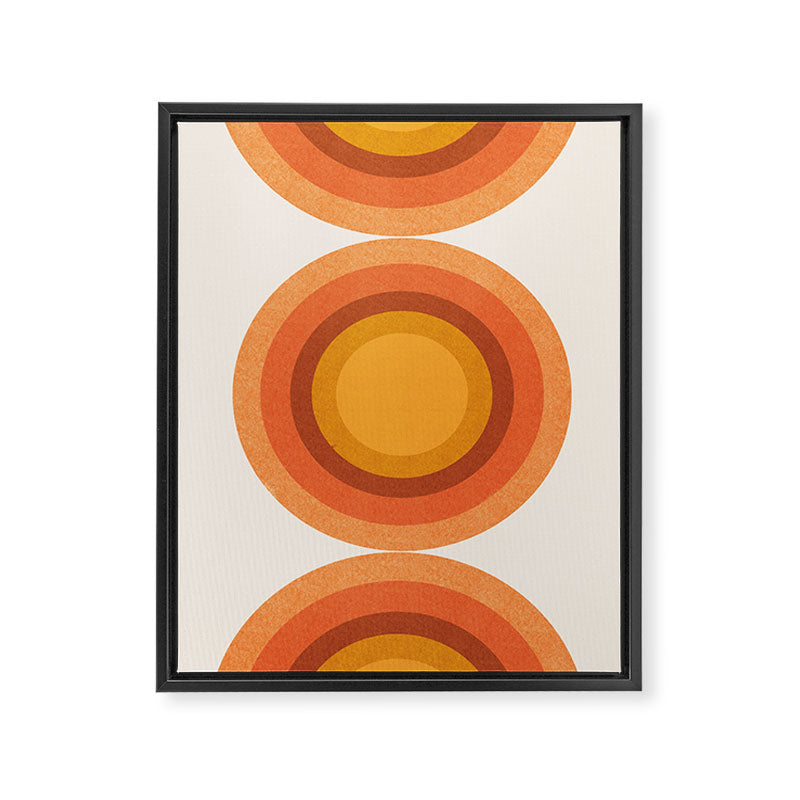 Retro Sun  Framed Canvas Print Gallery Image 6