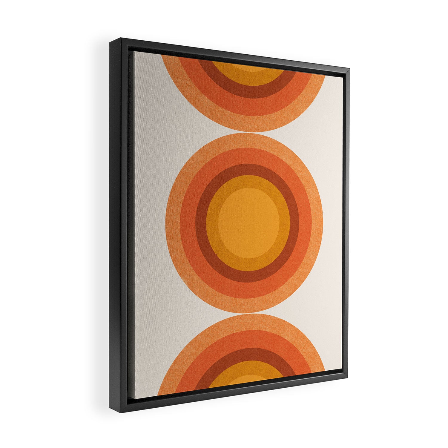 Retro Sun  Framed Canvas Print Gallery Image 2