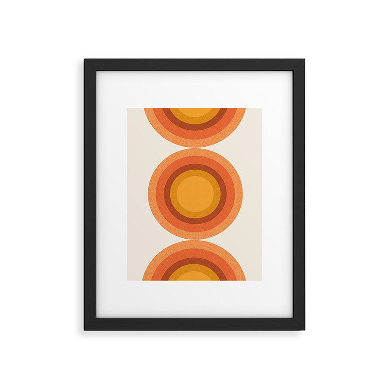 Retro Sun  Framed Art Print Gallery Image 5