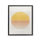 Retro Sunrise No 1  Framed Canvas Print Gallery Image 8