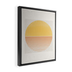Retro Sunrise No 1  Framed Canvas Print Gallery Image 2