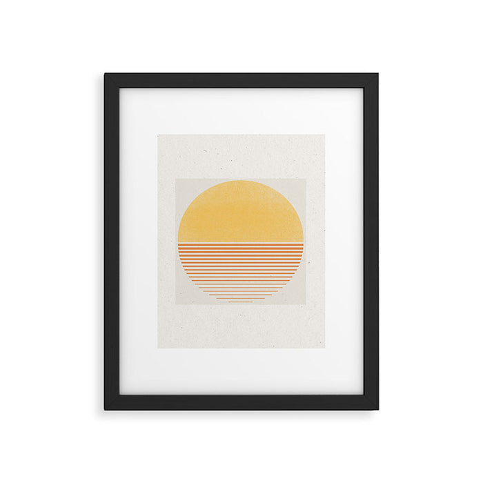Retro Sunrise No 1  Framed Art Print Gallery Image 1