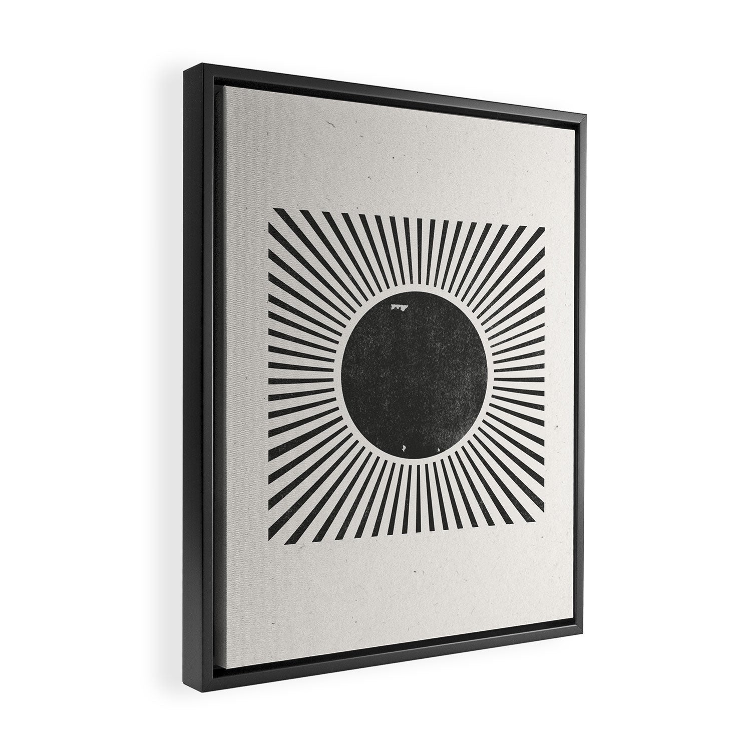 Retro Sunshine  No 2 Framed Canvas Print Gallery Image 2