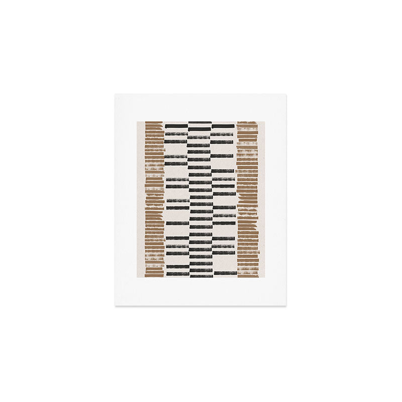 Rustic Organic Pattern Art Print Gallery Image 1