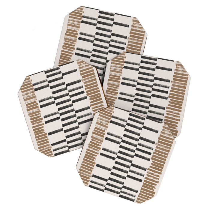 Rustic Organic Pattern Coaster Gallery Image 1