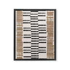 Rustic Organic Pattern Framed Canvas Print Gallery Image 6