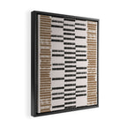 Rustic Organic Pattern Framed Canvas Print Gallery Image 2