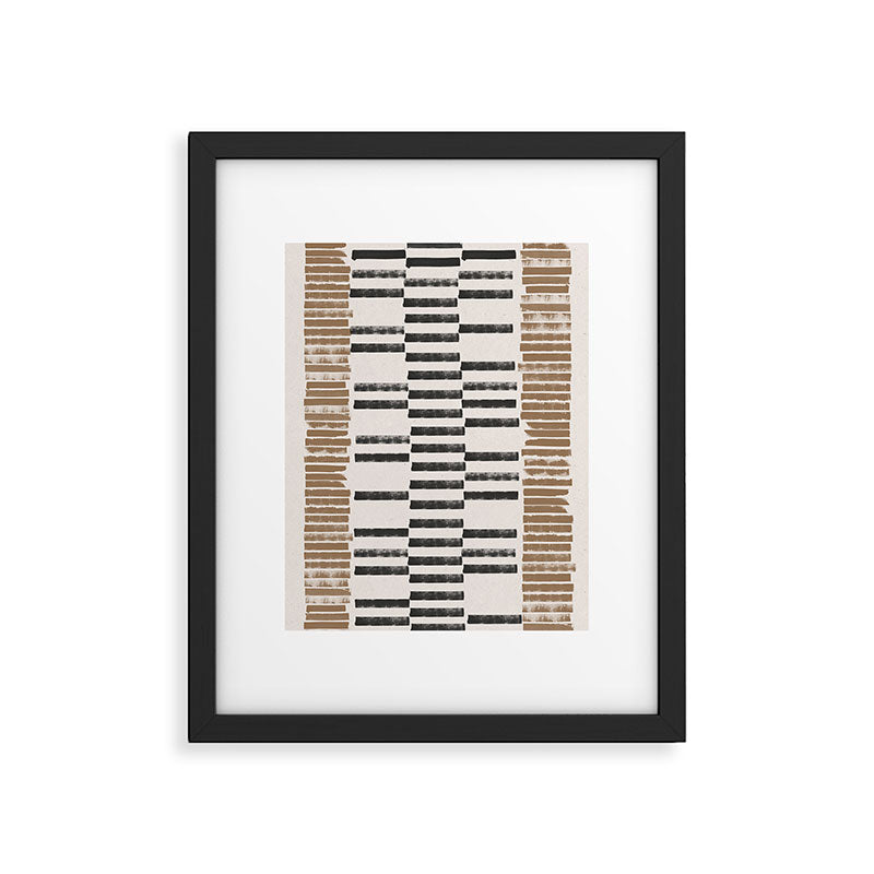 Rustic Organic Pattern Framed Art Print Gallery Image 4