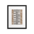 Rustic Organic Pattern Framed Art Print Gallery Image 4