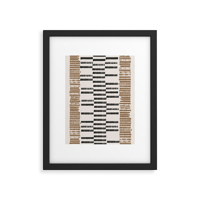 Rustic Organic Pattern Framed Art Print Gallery Image 1