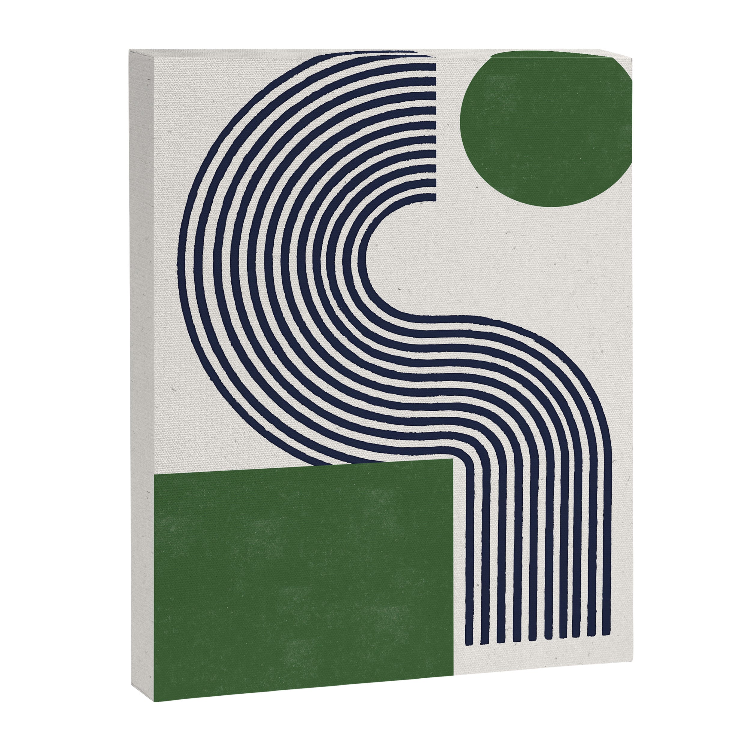 Sage Modern Composition  Canvas Print Gallery Image 6