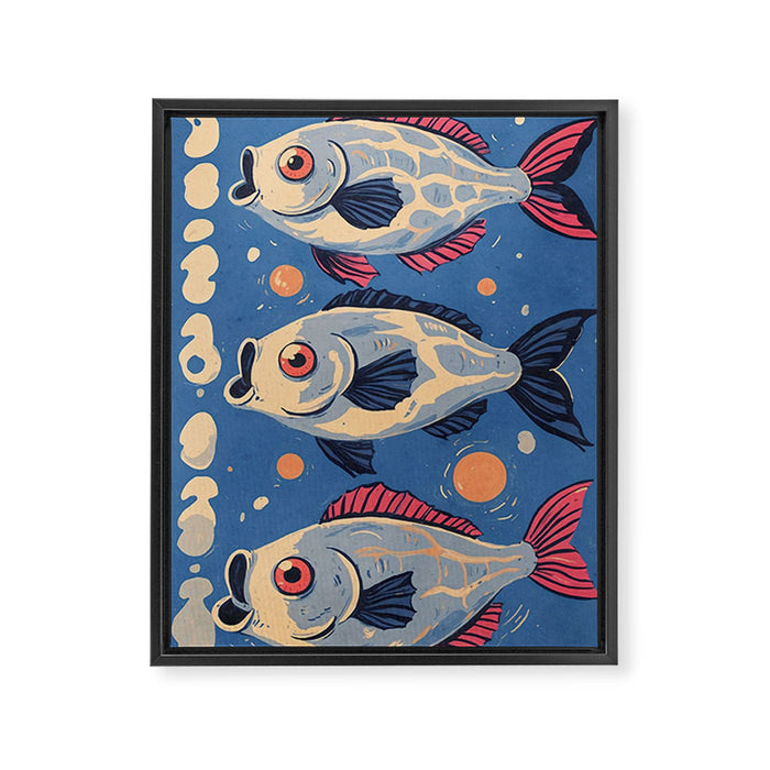 Sardines  Framed Canvas Print Gallery Image 1