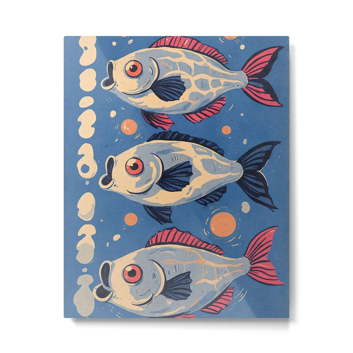 Sardines  Metal Print Gallery Image 1