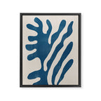 Seagrass Blue Watercolor Plant  Framed Canvas Print Gallery Image 6