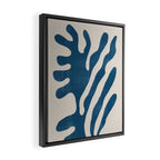 Seagrass Blue Watercolor Plant  Framed Canvas Print Gallery Image 2