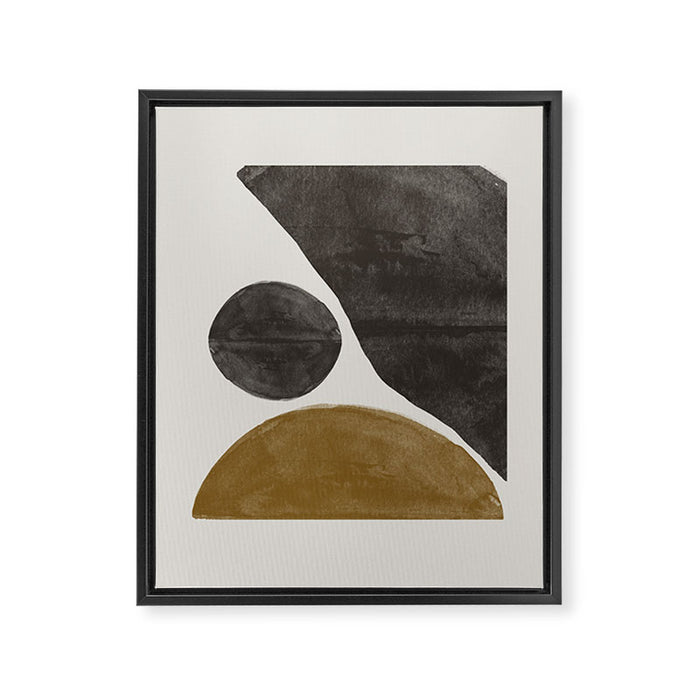 Shape Study Art Framed Canvas Print Gallery Image 1