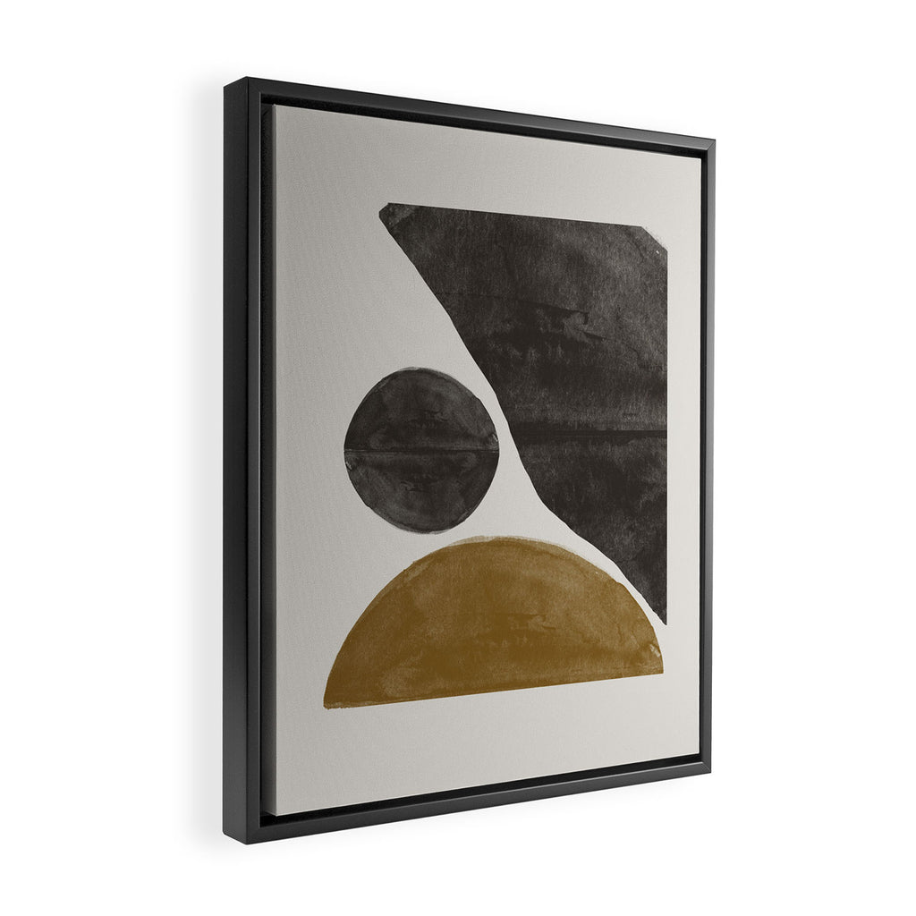 Shape Study Art Framed Canvas Print Gallery Image 2