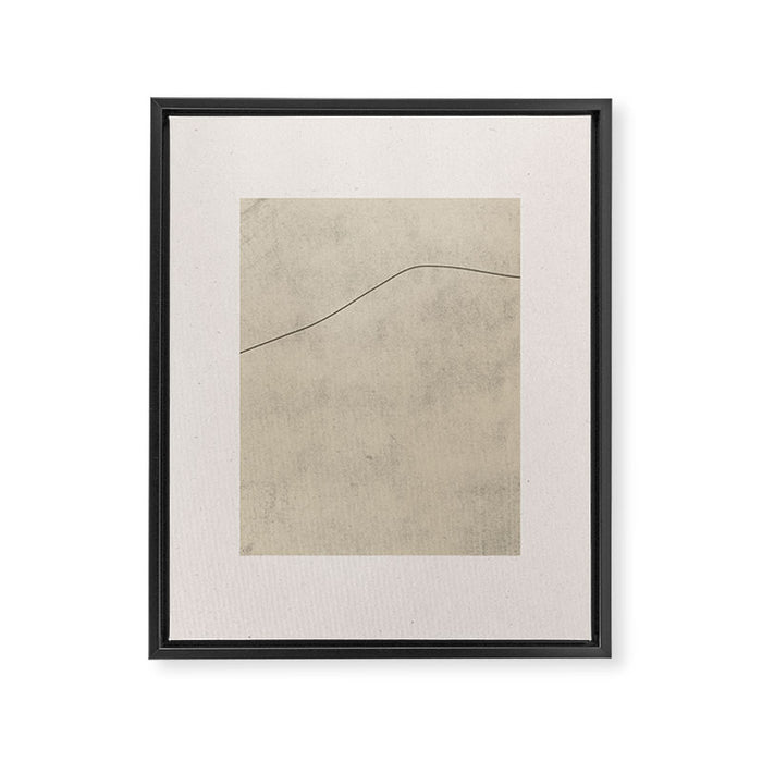 Simple Line No.2 Framed Canvas Print Gallery Image 1