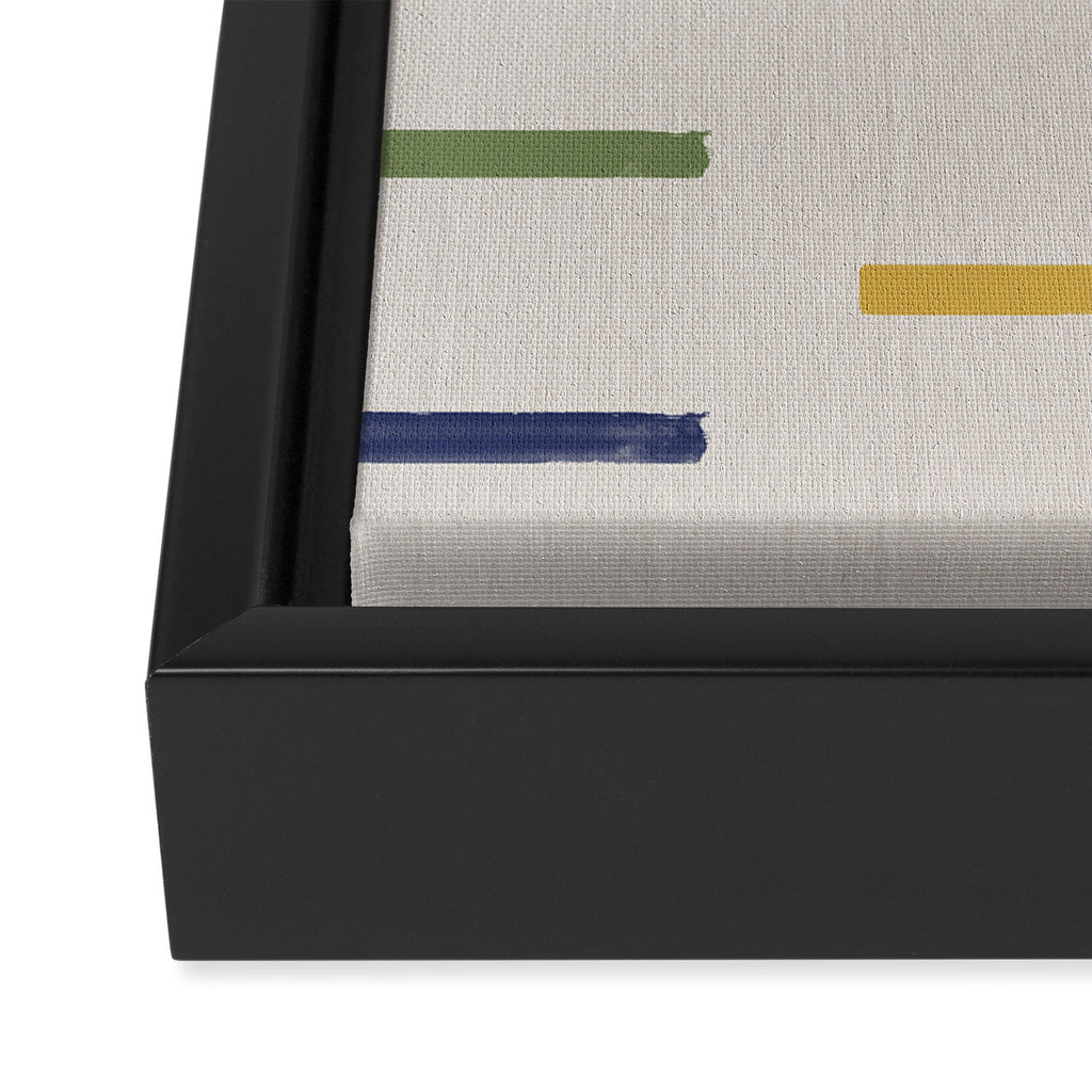 Simple Paper Modernist Art No.1 Framed Canvas Print Gallery Image 3