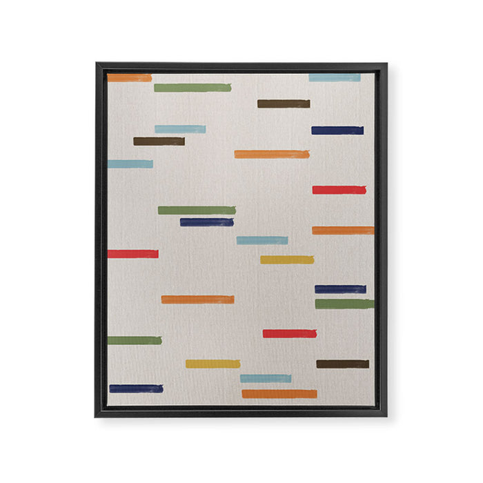 Simple Paper Modernist Art No.1 Framed Canvas Print Gallery Image 1