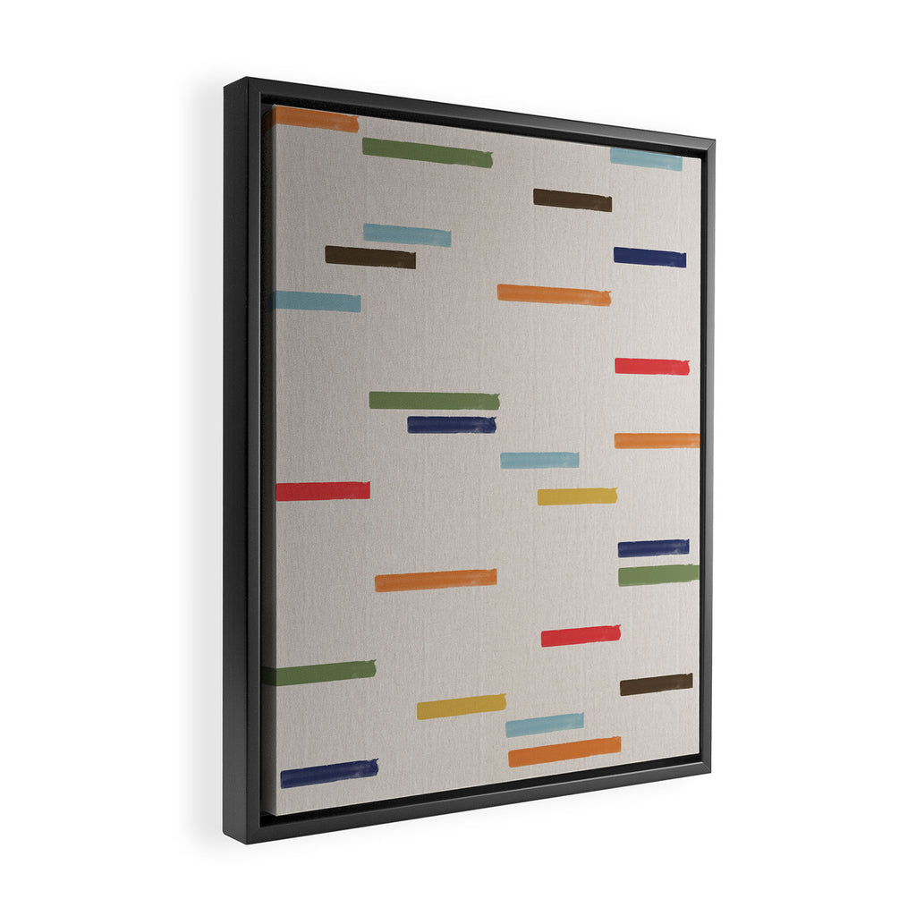 Simple Paper Modernist Art No.1 Framed Canvas Print Gallery Image 2