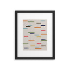 Simple Paper Modernist Art No.1 Framed Art Print Gallery Image 5