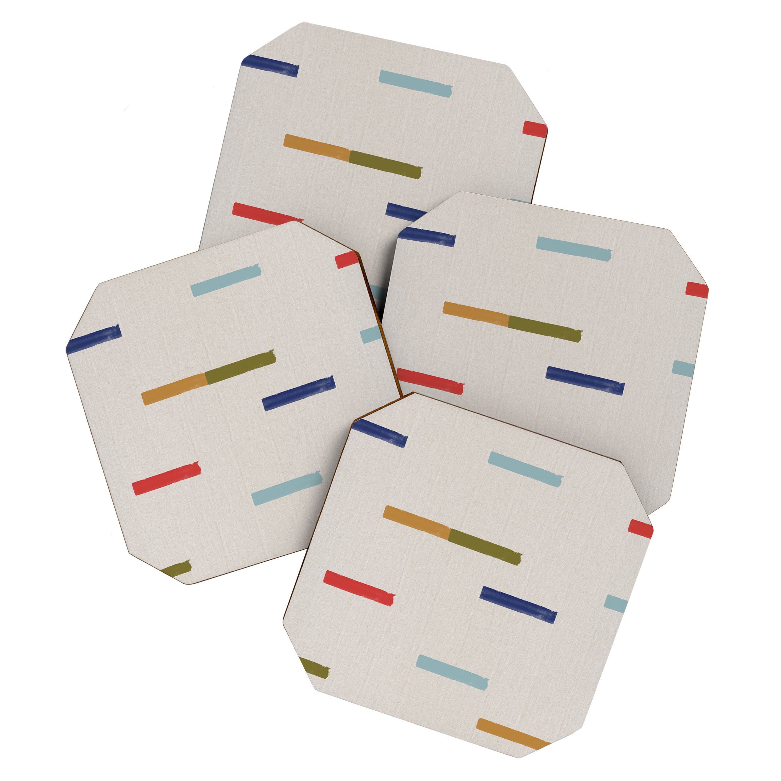 Simple Paper Modernist Art No.2 Coaster Gallery Image 1