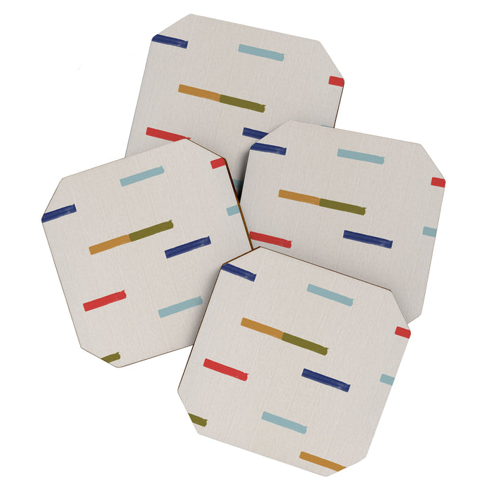 Simple Paper Modernist Art No.2 Coaster Gallery Image 1