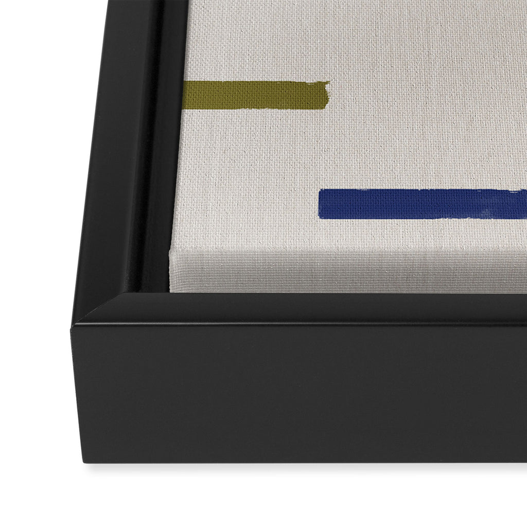 Simple Paper Modernist Art No.2 Framed Canvas Print Gallery Image 3