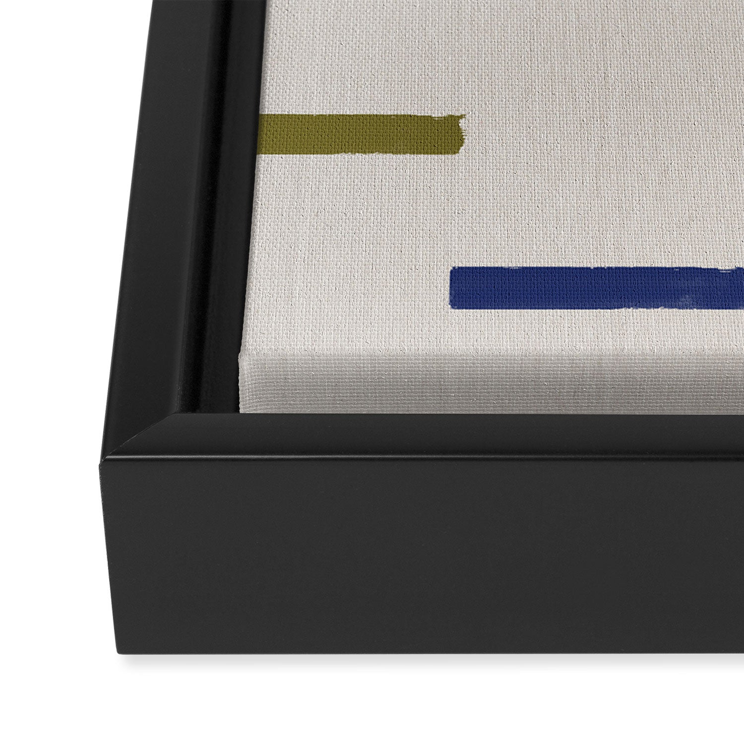 Simple Paper Modernist Art No.2 Framed Canvas Print Gallery Image 3