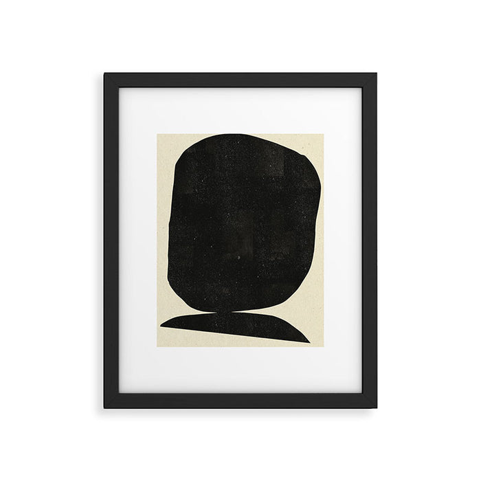 Stone Balance Framed Art Print Gallery Image 1