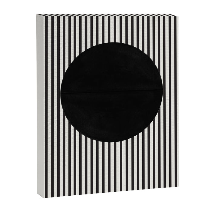 Stripes and Circle, Bauhaus Style  Canvas Print Gallery Image 1