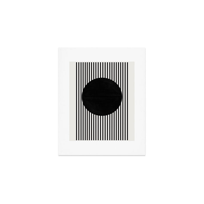 Stripes and Circle, Bauhaus Style  Art Print Gallery Image 1
