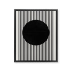 Stripes and Circle, Bauhaus Style  Framed Canvas Print Gallery Image 6