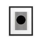 Stripes and Circle, Bauhaus Style  Framed Art Print Gallery Image 4