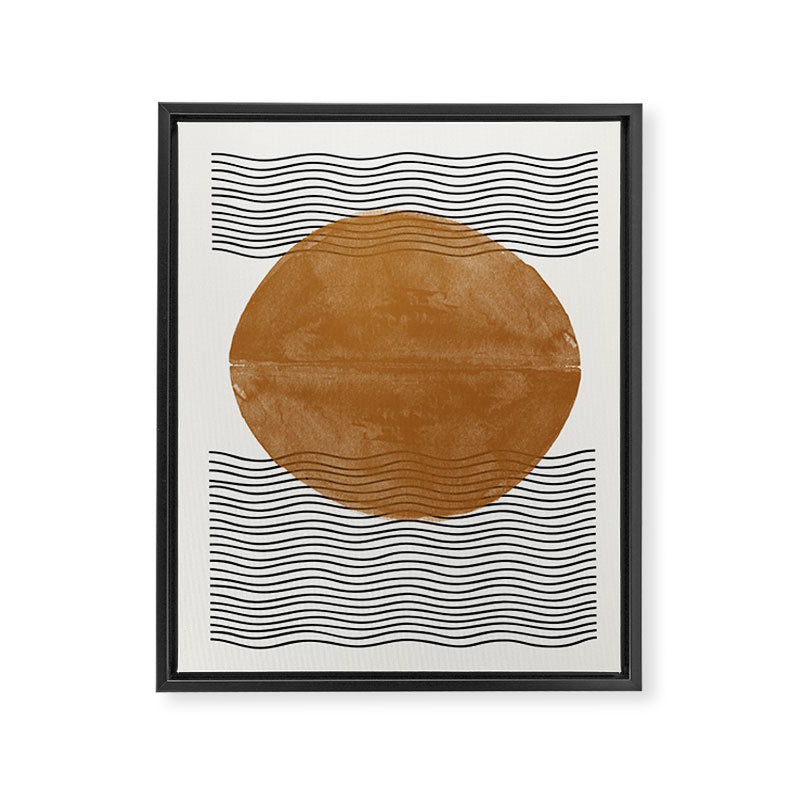 Sun and the water Framed Canvas Print Gallery Image 6