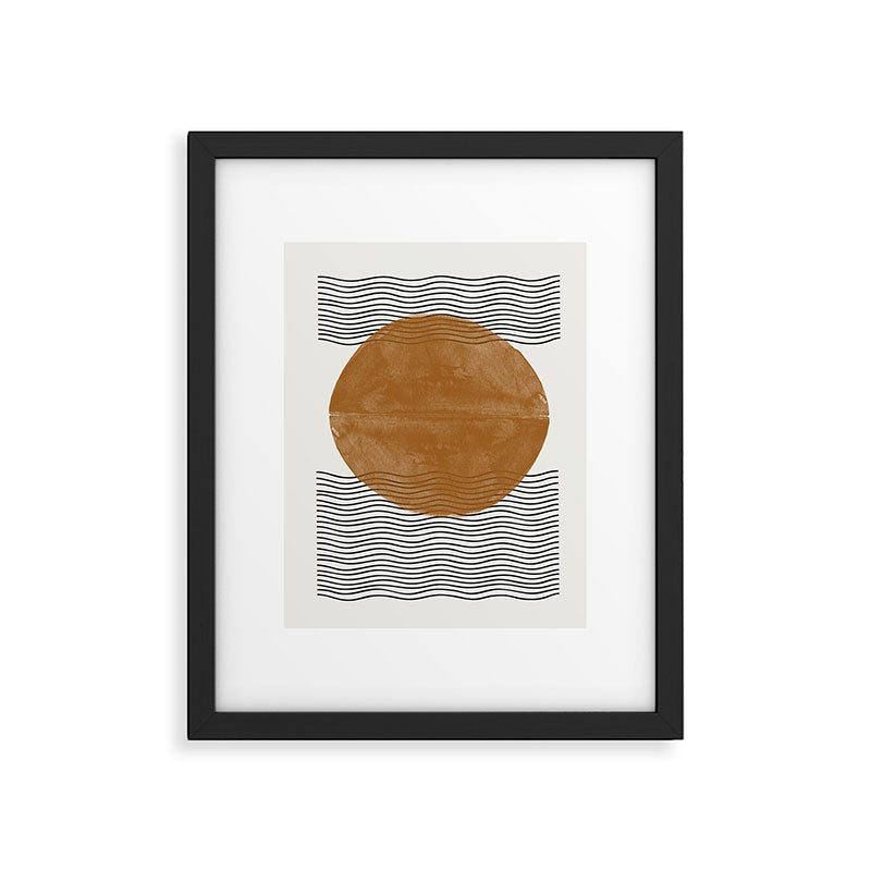 Sun and the water Framed Art Print Gallery Image 5