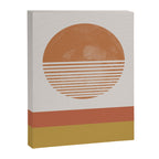 Sunshine, Modern Abstract Landscape, Sun Canvas Print Gallery Image 6